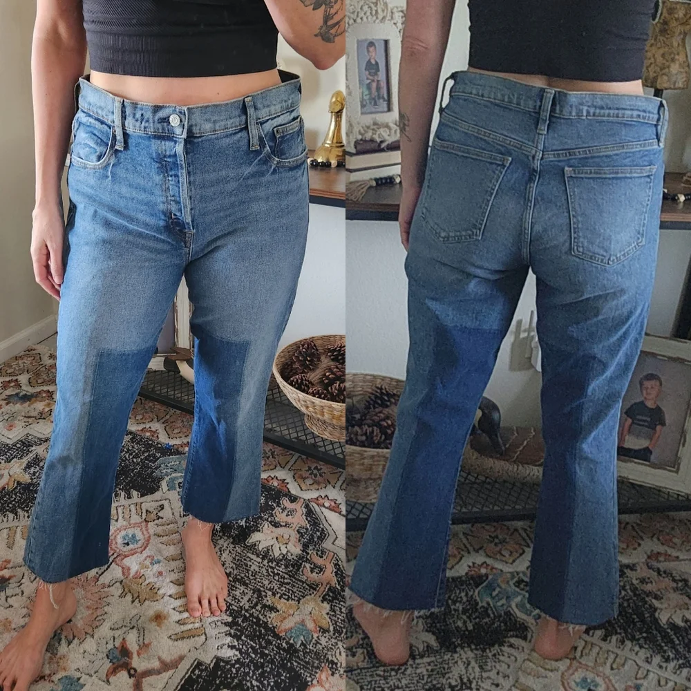 Gap High Rise Crop Leg Jeans Sz. 32 R/ 14